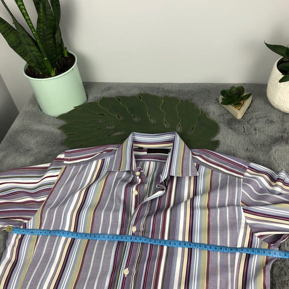 Etro Milano Multi-Color Strip Dress Shirt - Picture 12 of 16